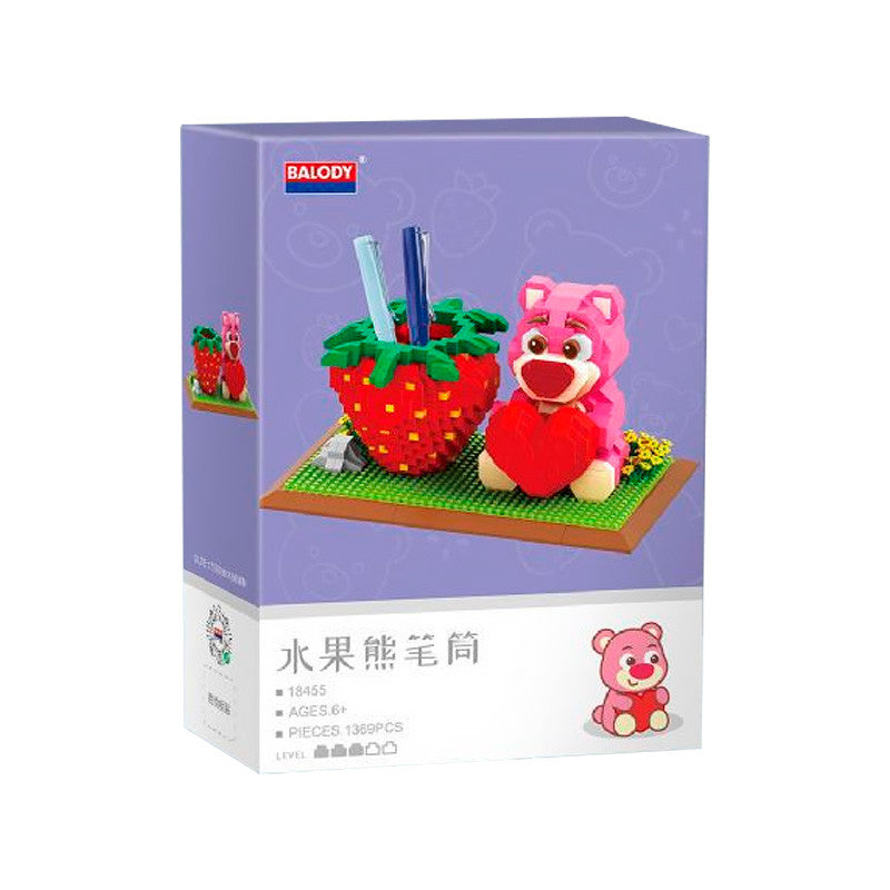 Balody Pen Container Micro Building Blocks Losto Garfield Assembled Model Mini Brick Figure Toy For Kid Gift