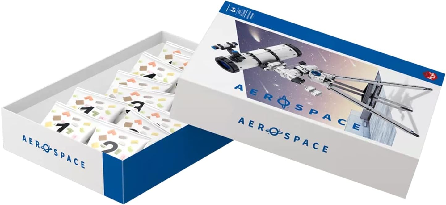 Zhe Gao Space Astronomical Telescope Building Kit, Aerospace Model Creator STEM Toy