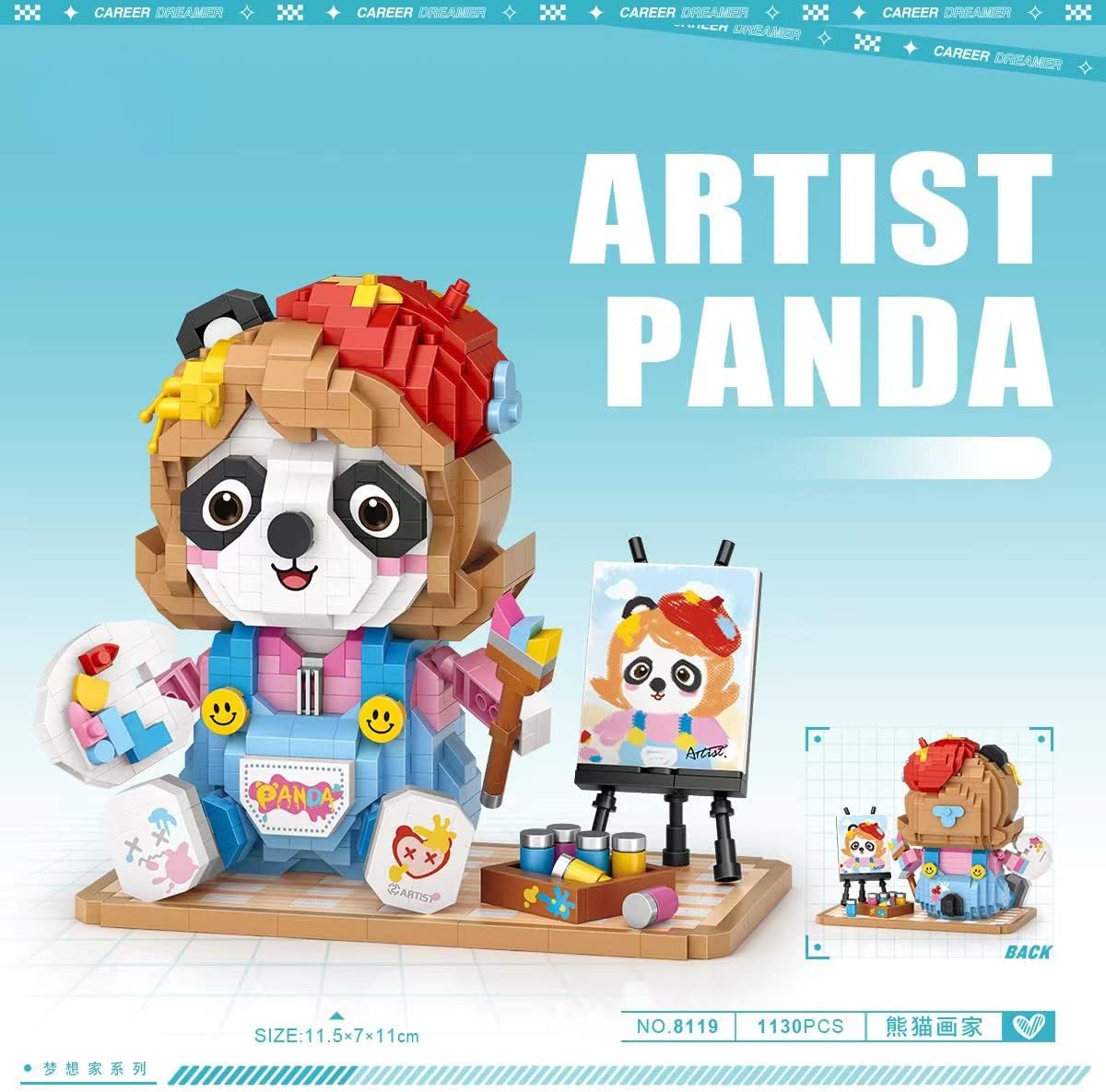 LOZ Building Blocks Toys Peking Opera Character National Quintessence Assembly Toys