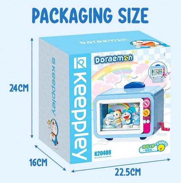Qmen Keeppley Kuppy Building Blocks Doraemon Television Educational DIY Model Mini Building Blocks Bricks Sets Gifts for Adults Kids Party Favors