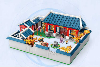 Qman Keeppley Architecture Toys Building Sets (717PCS) Micro Blocks Building Set