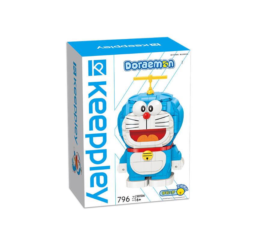 Qmen Keeppley Doraemon Cartoon Educational DIY Model Mini Building Blocks Bricks Sets Gifts for Adults Kids Party Favors (796 Pcs)
