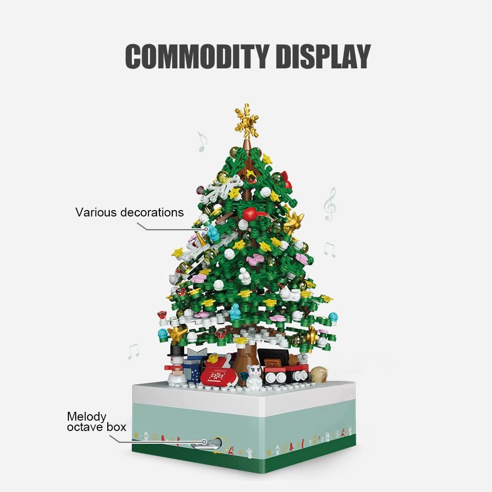 LOZ Mini Blocks Kids Building Bricks Boys Toys Puzzle Christmas Tree Coffee House Girls Music Box