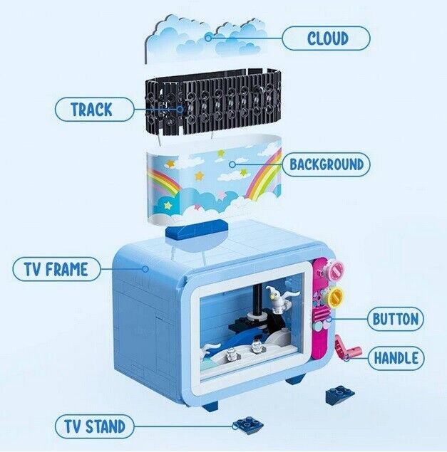 Qmen Keeppley Kuppy Building Blocks Doraemon Television Educational DIY Model Mini Building Blocks Bricks Sets Gifts for Adults Kids Party Favors