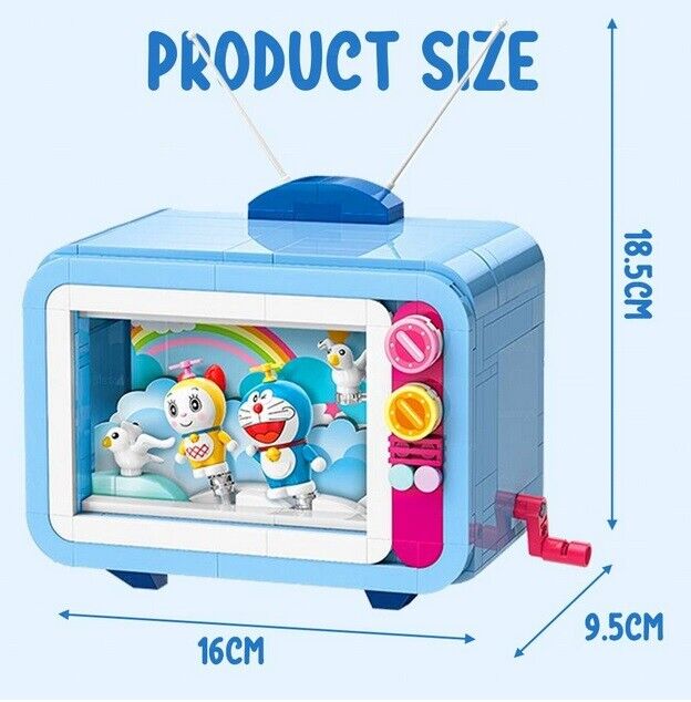 Qmen Keeppley Kuppy Building Blocks Doraemon Television Educational DIY Model Mini Building Blocks Bricks Sets Gifts for Adults Kids Party Favors